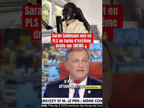 Sarah saldmann devient humaniste ?? #actualités #cnews #pascalpraud #actualite #marinelepen