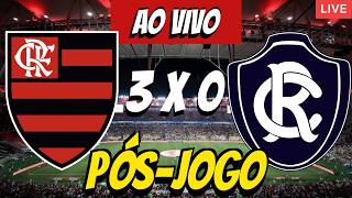 FLAMENGO VENCE E CONHECE ADVERSÁRIOS NA LIBERTADORES! FLAMENGO 3 X 0 REMO - PÓS-JOGO! LIVE