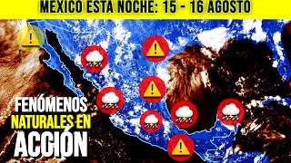 El Monzón Mexicano Provocará Estas Increíbles Tormentas