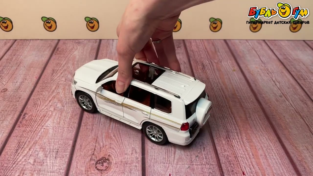 Модель авто Lanson Toys Toyota Land Cruiser Prado в ассортименте - видео