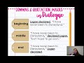 Dialogue Punctuation and Tags