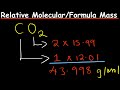 Relative Atomic and Molecular Mass Concepts