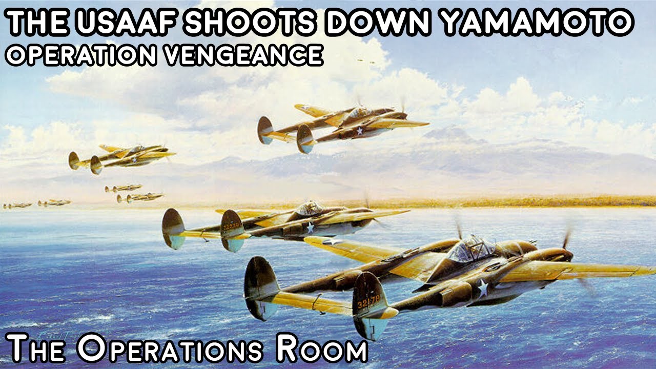 The USAAF Intercepts and Shoots Down Admiral Yamamoto, 1943 - Animated