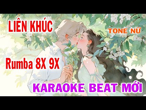 Karaoke Liên Khúc Rumba Tone Nữ 8x 9x Nhạc Sống | Công Minh Organ