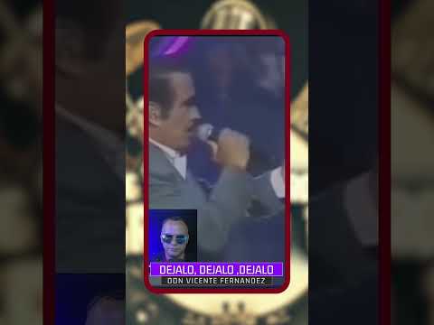 ASI LO REGAÑO EN PLENO CONCIERTO DON VICENTE FERNANDEZ AL DE SEGURIDAD