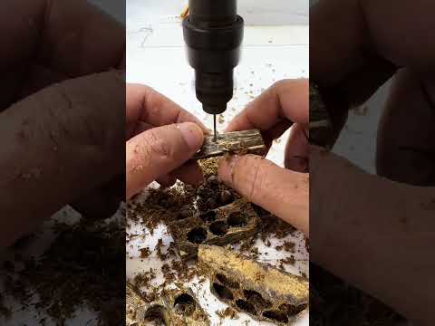 The process of making agarwood beads- Good tools and machinery make work easy