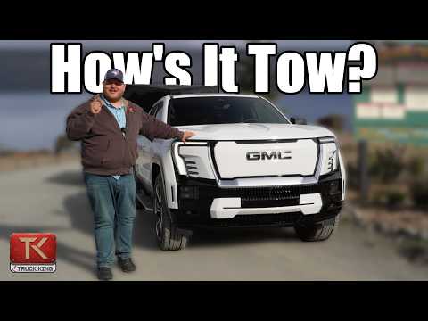 Good Tow? What's the Range? Pulling a Trailer with the 2025 GMC Sierra EV + Engineer Interview