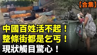 【合集】中國百姓活不起！整條街都是乞丐！現狀觸目驚心！成千上萬人露宿街頭！　#看大陸