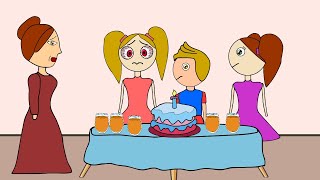 لمار انعموا عيونها والسبب كيكه عيد الميلاد#لمار_وميار