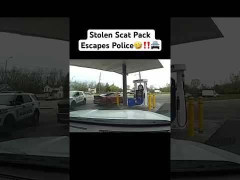 Stolen Scat Pack Escapes Police AGAIN! (Dayton Ohio Police Chase)