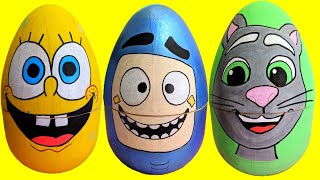 ASMR UNBOXING Oddbods Vs Spongebob Eggs NOSTALGIC Shows!! I Blind Box I Satisfying Unboxing Review❤️