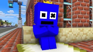 Happy ending to the sad story of Blue's family - Minecraft Animation