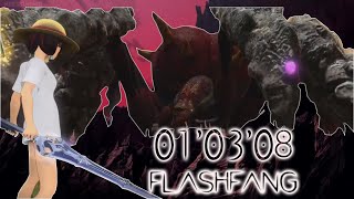 🔥 SAO DW Speedrun death game FLASHFANG in 01'03'08   Sword Art Online │ Alicization Lycoris