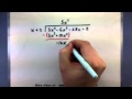 Dividing Polynomials with Long Division Techniques