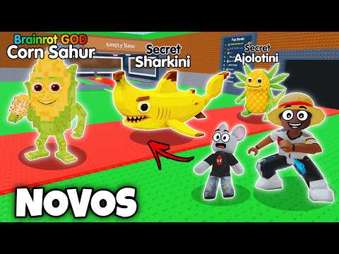 CORN CORN SAHUR e NOVOS BRAINROTS NA ATUALIZAÇÃO DO ROUBE O BRAINROT! (EVENTO DE ADMIN ABUSE)