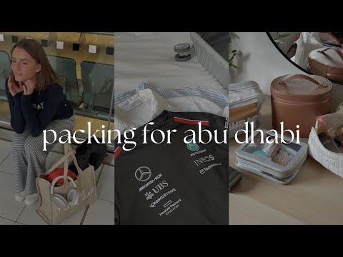 VLOGMAS DAY 4 | Pack with me for the Abu Dhabi Grand Prix