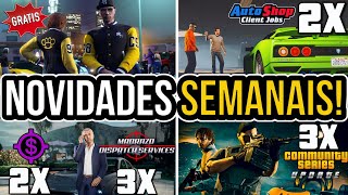 Atualização Semanal do GTA 5 Online: 3X DINHEIRO E MAIS 2X SÉRIES EM DESTAQUE! 🚀