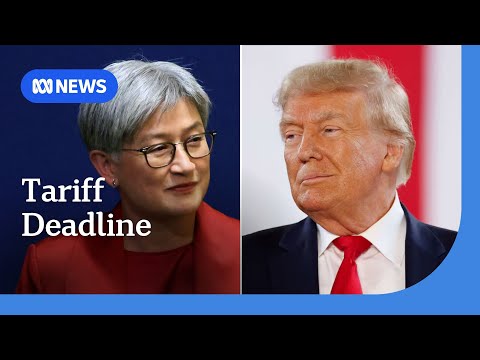 YouTube video thumbnail: Penny Wong in Washington for Last Minute Tariff Negotiations