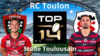 Match de Top 14 RCT Stade Toulousain