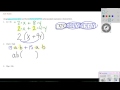 Factoring Expressions and GCF
