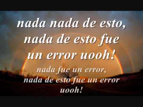 Nada Fue Un Error - Coti, Julieta Venegas & Paulina Rubio (Letra)