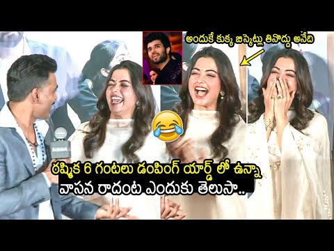 Dhanush Hilarious Making Fun With Rashmika Mandanna @ Kuberaa Song Launch | Nagarjuna | Airanews