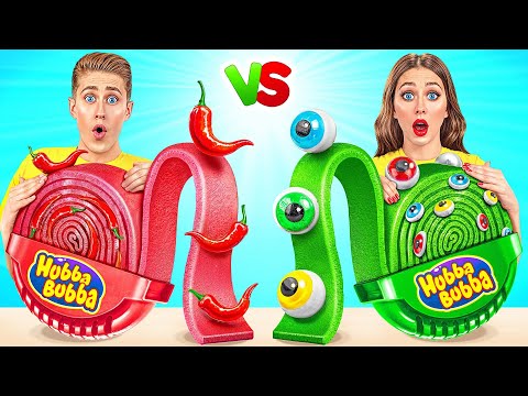Batalla de Inflar Globos de Chicle | Situaciones Divertidas por Multi DO Challenge
