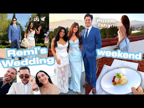 Remi's Wedding Weekend Vlog!! Welcome Party and Night Before!!!
