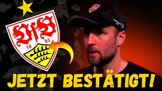 BOMBE! ES IST JETZT PASSIERT! AKTUELLE NACHRICHTEN VOM VFB STUTTGART