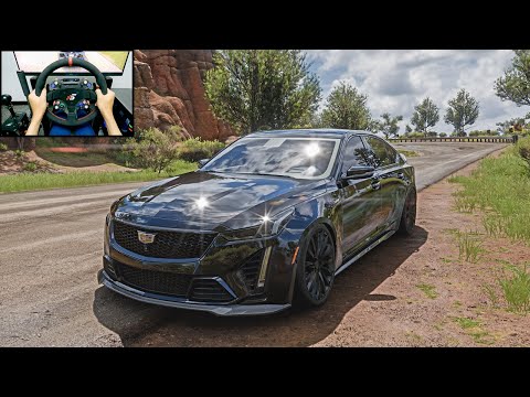 800HP Cadillac CT4-V Blackwing - Forza Horizon 5 | Simagic Alpha Ultimate gameplay