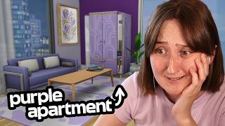 Building in The Sims... but everything has to be *PURPLE*