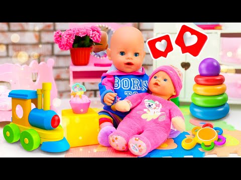 A Nova Sala de Brincar da Boneca  Baby Born Emily! Vídeo Infantil 🎀🧸✨