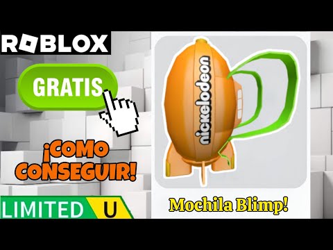 [LIMITED 15MIL COPIAS] ¡COMO CONSEGUIR MOCHILA DE NICKELODEON GRATIS EN ROBLOX!🤩