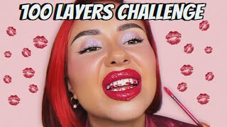 Kat Longoria - 100 Layers Challenge! Matte Lipstick