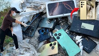 Great​ Time😍 Found Samsung Galaxy S24 Ultra & iPhone 16 Pro Max Box & Many Tecno Phones at Rubbish