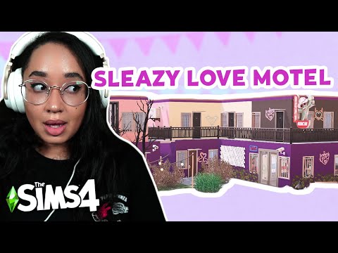 I tried to build a SLEAZY Love Motel in The Sims 4