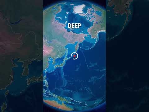 🌊🌍Top 5 Deepest Places in the Ocean #geography #shorts #country