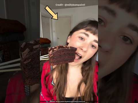 Realistic cake on face #shorts