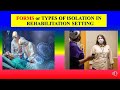 Types of Isolation Precautions