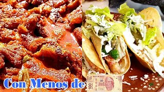 🔥 2 RECETAS ECONOMICAS PARA LA SEMANA O FIN DE QUINCENA con menos de $100 pesos