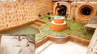 Unbelievable! Building Underground House and Mud Swimming Pool & Freshly Water Pool