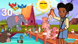 Once I Caught a Fish Alive + More Fun Kids Songs & Nursery Rhymes | Gracie’s Corner Compilation