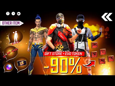 Gift Store 50 Off 🤯🥳| M1887 Skin Event | Free Fire New Event | Ff New Event | New Event Free Fire