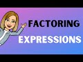 Factoring Expressions in Algebra