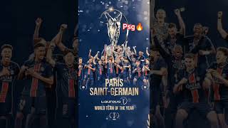 Paris Saint-Germain win the Laureus World Team of the Year 2026! #vitinha #football #france