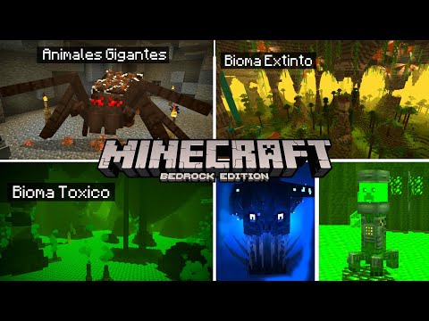 NUEVOS GEFES, BIOMAS Y ESTRUCTURAS en MINECRAFT PE 1.21 BEDROCK - nico dungeon