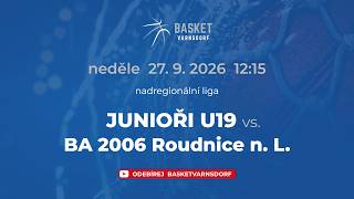 TJ Slovan Varnsdorf vs. BA 2006 Roudnice n. L. - U19B - 27.9.2026