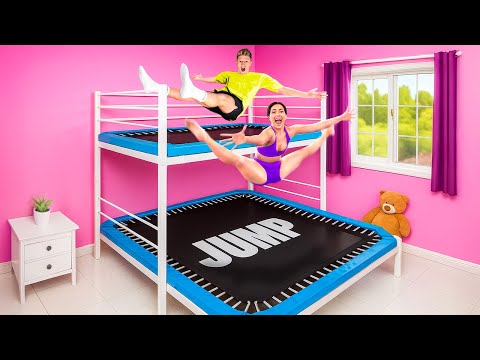 I Tested the World's Weirdest Trampolines!