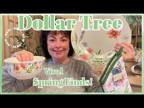 DOLLAR TREE HAUL | SPRING FINDS YOU NEED!