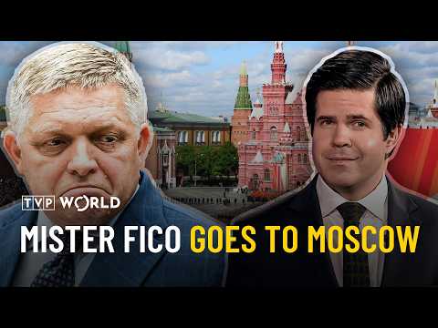 YouTube video thumbnail: Fico’s Victory Day Trip to Moscow Hangs on Poland’s Decision